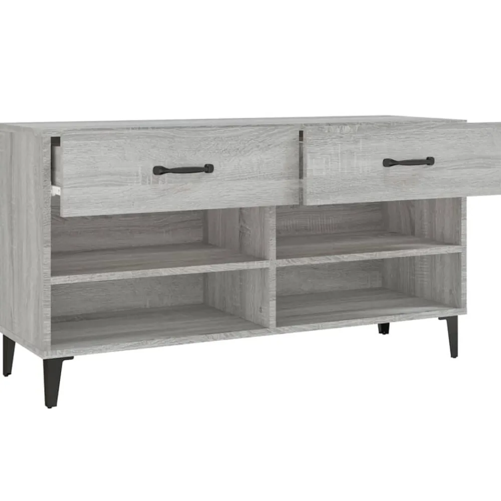 vidaXL Productos Del Hogar-Zapatero madera contrachapada 102x35x55 cm