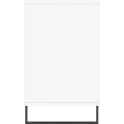 vidaXL Productos Del Hogar-Zapatero madera contrachapada blanco brillo 102x36x60 cm