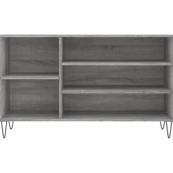 vidaXL Zapatero madera contrachapada 102x36x60 cm Gris sonoma Hot