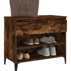 vidaXL Productos Del Hogar-Zapatero madera contrachapada 70x36x60 cm