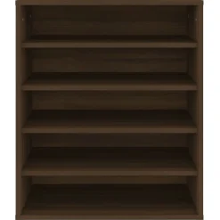 vidaXL Zapatero madera contrachapada roble marrón 60x35x70 cm Marrón roble Hot