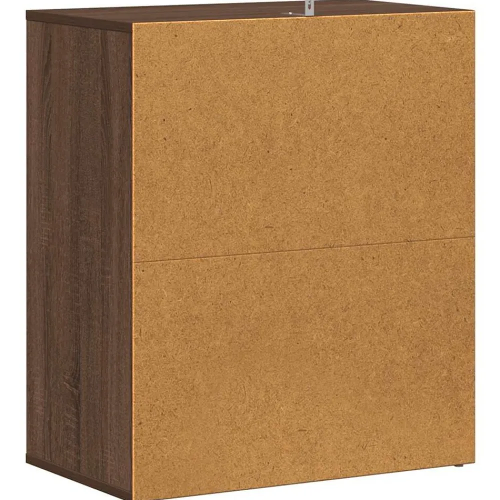 vidaXL Zapatero madera contrachapada roble marrón 60x35x70 cm Marrón roble Hot