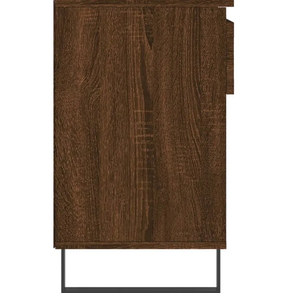 vidaXL Zapatero madera contrachapada roble marrón 102x36x60 cm Marrón roble Clearance