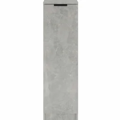vidaXL Productos Del Hogar-Zapatero madera contrachapada gris hormigón 30x35x100 cm