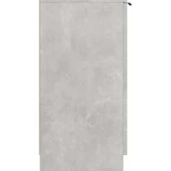 vidaXL Zapatero madera contrachapada gris hormigón 59x35x70 cm Gris hormigón New