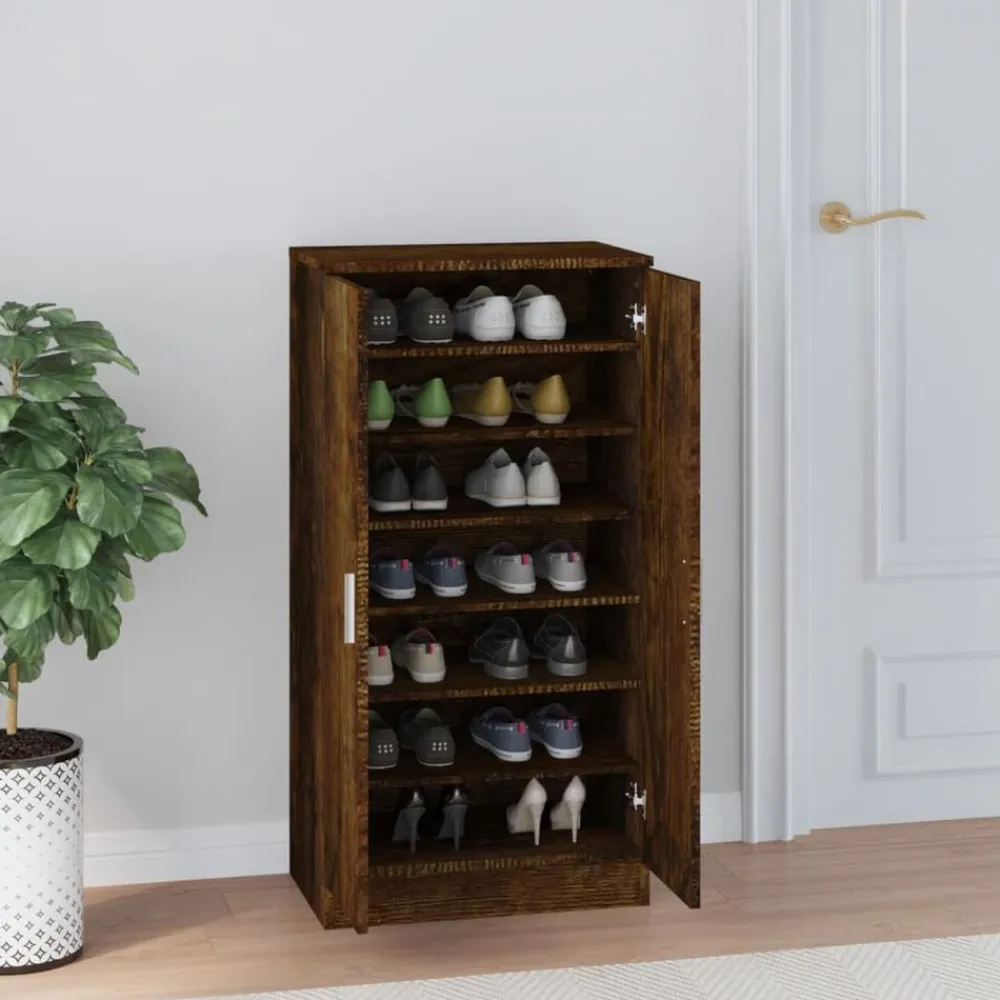 vidaXL Productos Del Hogar-Zapatero madera contrachapada 55x35x108 cm