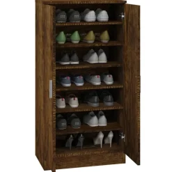 vidaXL Productos Del Hogar-Zapatero madera contrachapada 55x35x108 cm