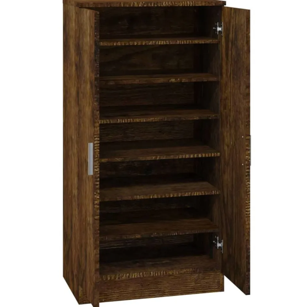 vidaXL Productos Del Hogar-Zapatero madera contrachapada 55x35x108 cm
