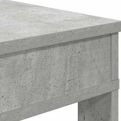 vidaXL Productos Del Hogar-Zapatero madera contrachapada gris hormigón 60x30x98 cm