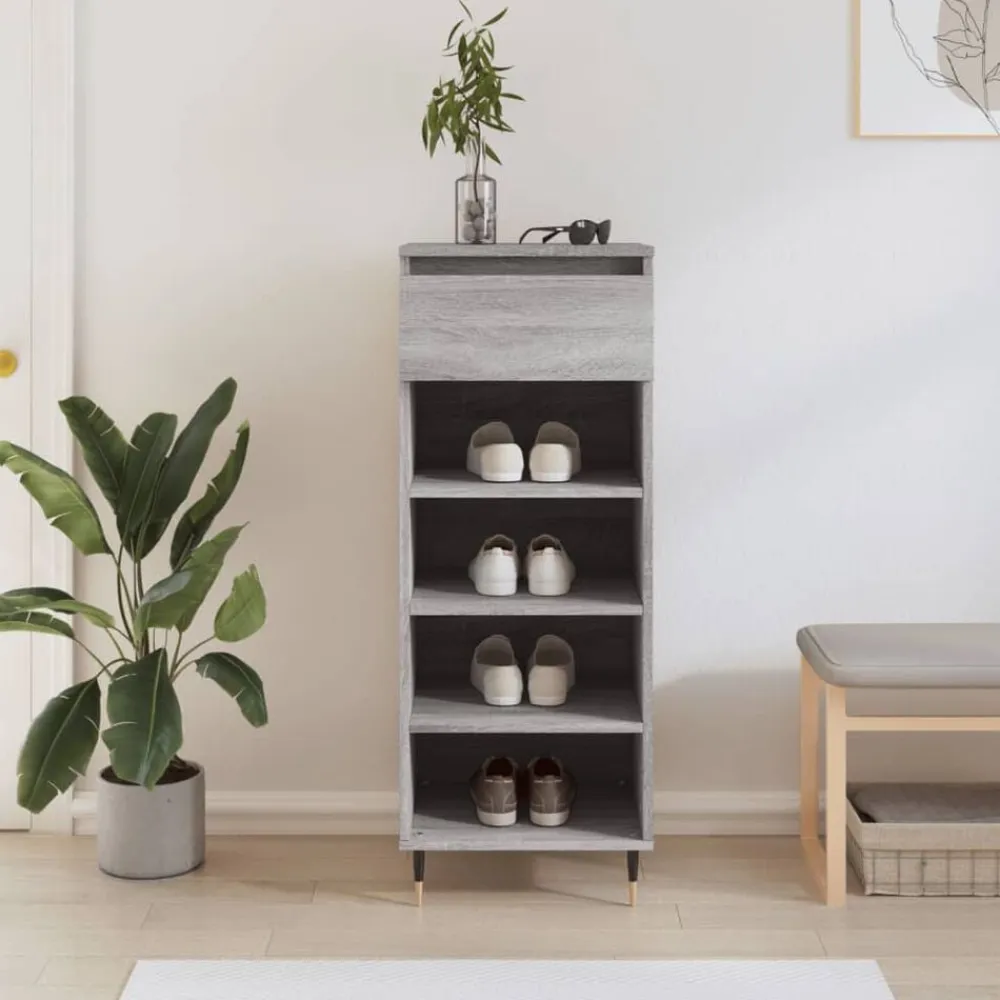 vidaXL Productos Del Hogar-Zapatero madera contrachapada 40x36x105 cm