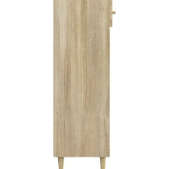 vidaXL Productos Del Hogar-Zapatero madera contrachapada color roble 60x35x105 cm