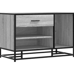 vidaXL Bancos-Zapatero madera de ingeniería 80x40x53,5 cm