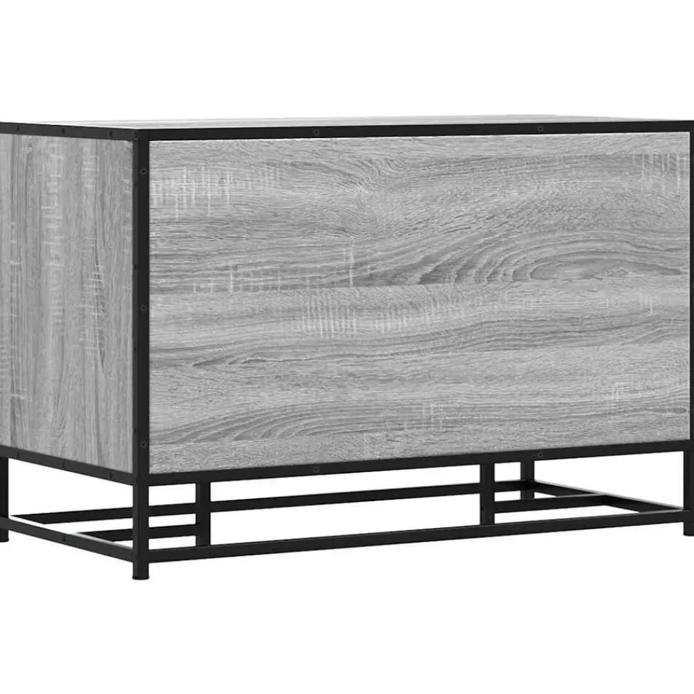 vidaXL Bancos-Zapatero madera de ingeniería 80x40x53,5 cm