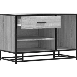 vidaXL Bancos-Zapatero madera de ingeniería 80x40x53,5 cm