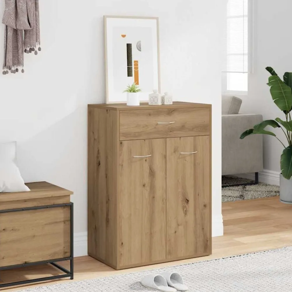 vidaXL Productos Del Hogar-Zapatero madera de ingeniería 60x35x84 cm