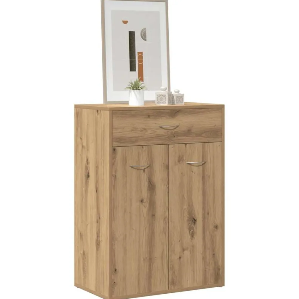 vidaXL Productos Del Hogar-Zapatero madera de ingeniería 60x35x84 cm
