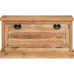 vidaXL Bancos-Zapatero madera de acacia maciza 85x40x45 cm