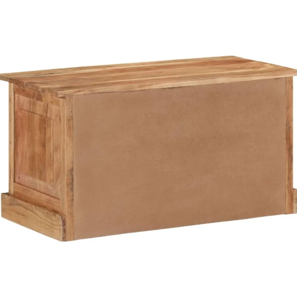 vidaXL Bancos-Zapatero madera de acacia maciza 85x40x45 cm