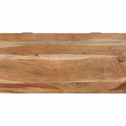 vidaXL Bancos-Zapatero madera de acacia maciza 85x40x45 cm