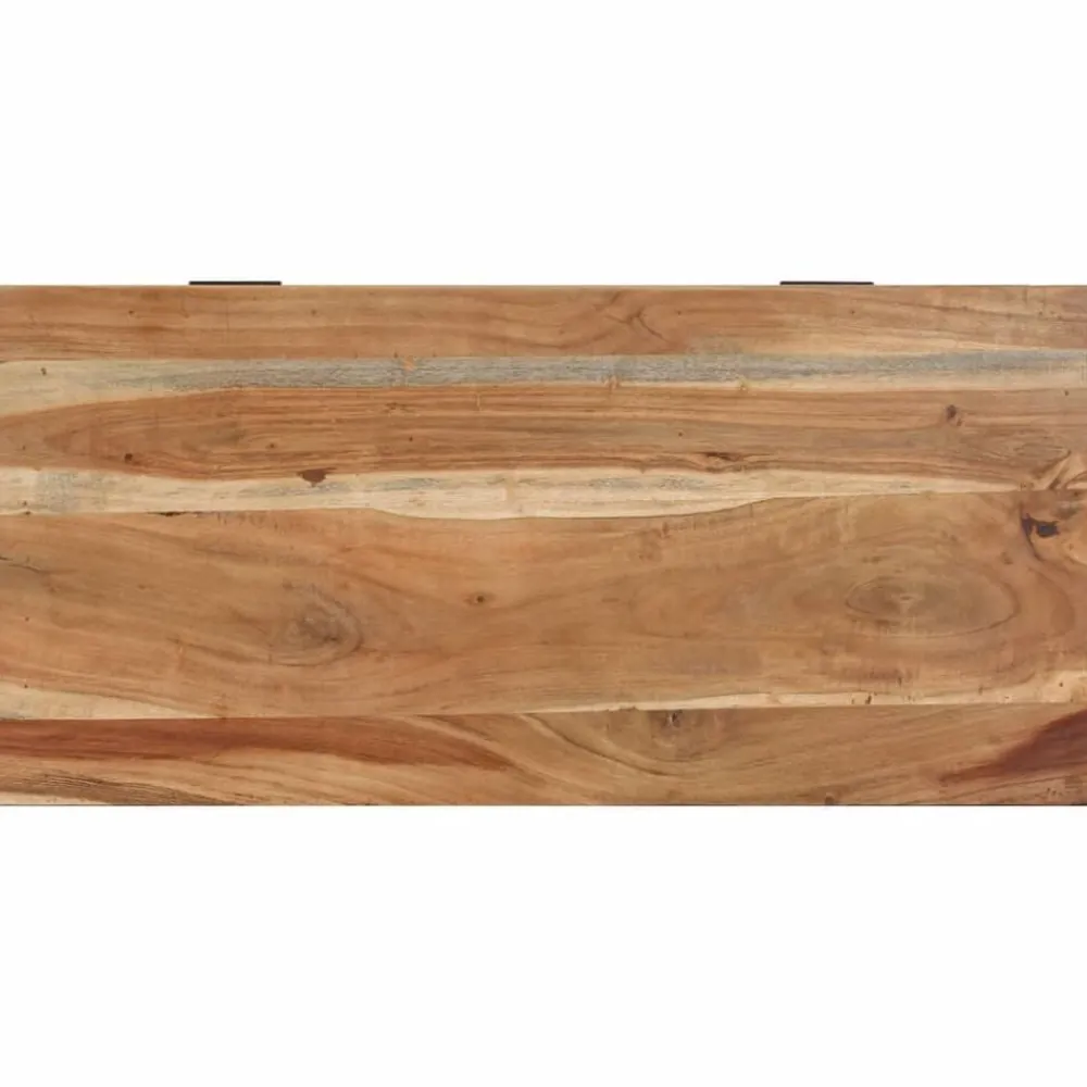 vidaXL Bancos-Zapatero madera de acacia maciza 85x40x45 cm