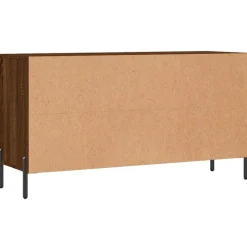 vidaXL Productos Del Hogar-Zapatero madera de ingeniería marrón roble 102x35x55 cm