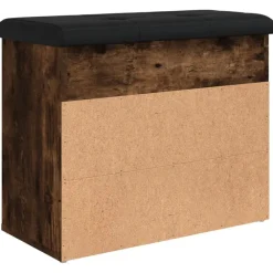 vidaXL Bancos-Zapatero madera de ingeniería 62x32x50 cm