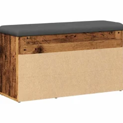 vidaXL Zapatero madera de ingeniería madera vieja 82x32x45,5 cm Madera antigua Online
