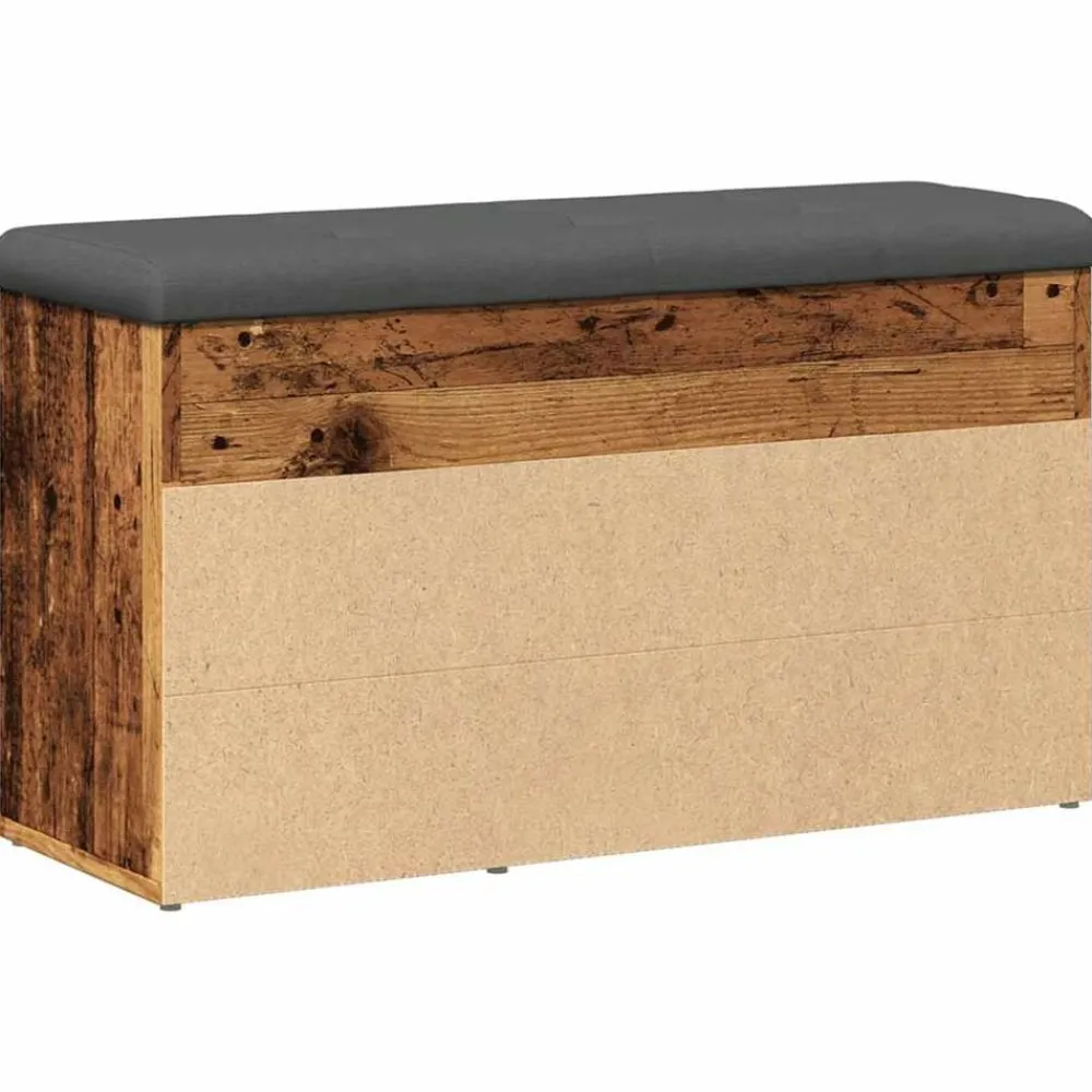vidaXL Zapatero madera de ingeniería madera vieja 82x32x45,5 cm Madera antigua Online