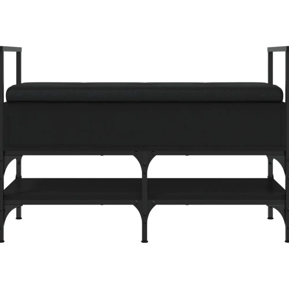 vidaXL Bancos-Zapatero madera de ingeniería 85,5x42x57,5 cm