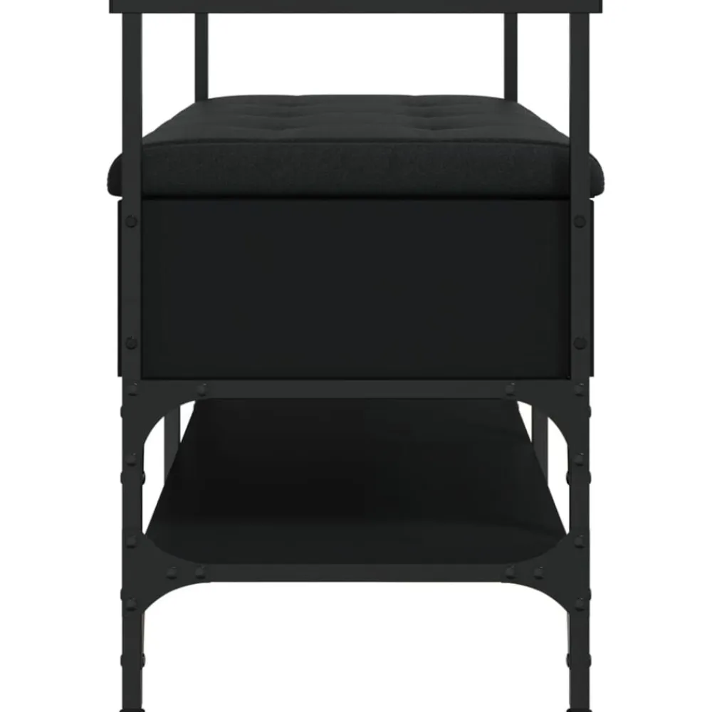 vidaXL Bancos-Zapatero madera de ingeniería 85,5x42x57,5 cm