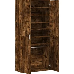vidaXL Productos Del Hogar-Zapatero madera de ingeniería 80x39x178 cm