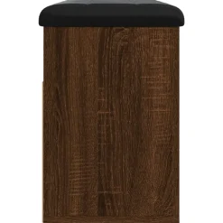 vidaXL Zapatero madera de ingeniería marrón roble 82x32x45,5 cm Marrón roble Hot