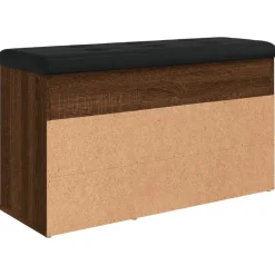 vidaXL Zapatero madera de ingeniería marrón roble 82x32x45,5 cm Marrón roble Hot