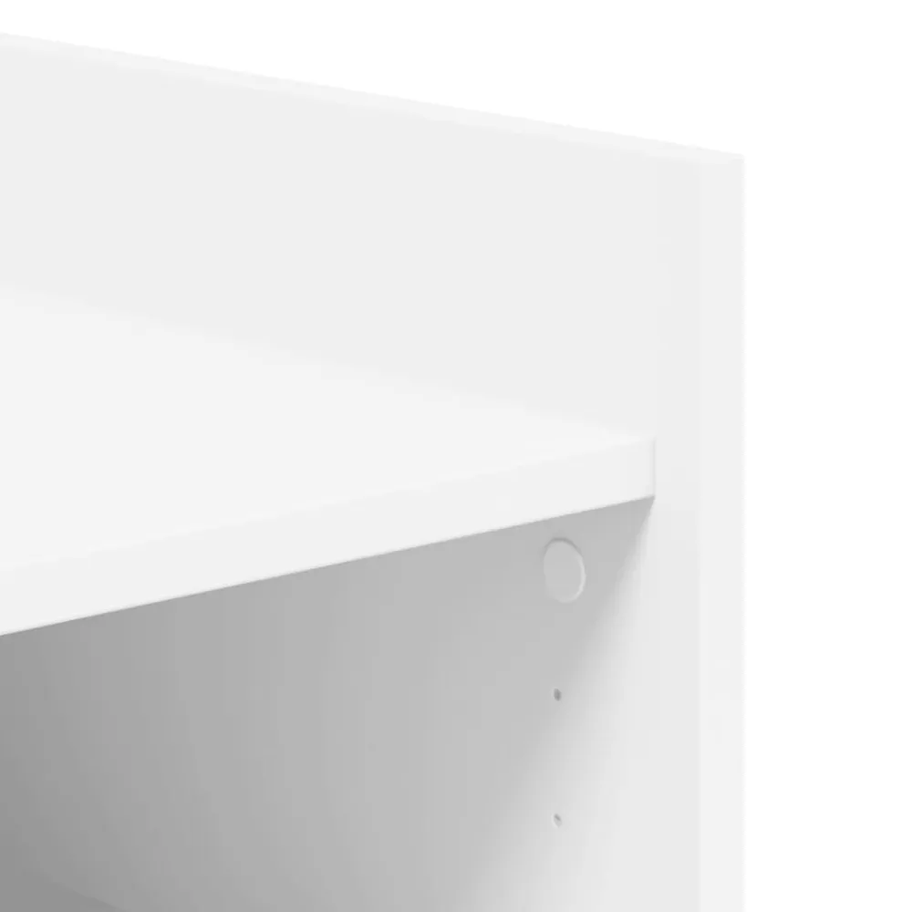 vidaXL Zapatero madera de ingeniería 52x37,5x100 cm Blanco Clearance