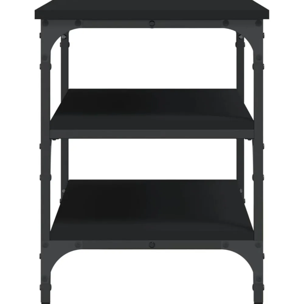 vidaXL Bancos-Zapatero madera de ingeniería 70x38,5x49 cm
