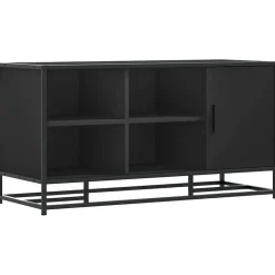 vidaXL Bancos-Zapatero madera de ingeniería y metal 100x40x53,5cm