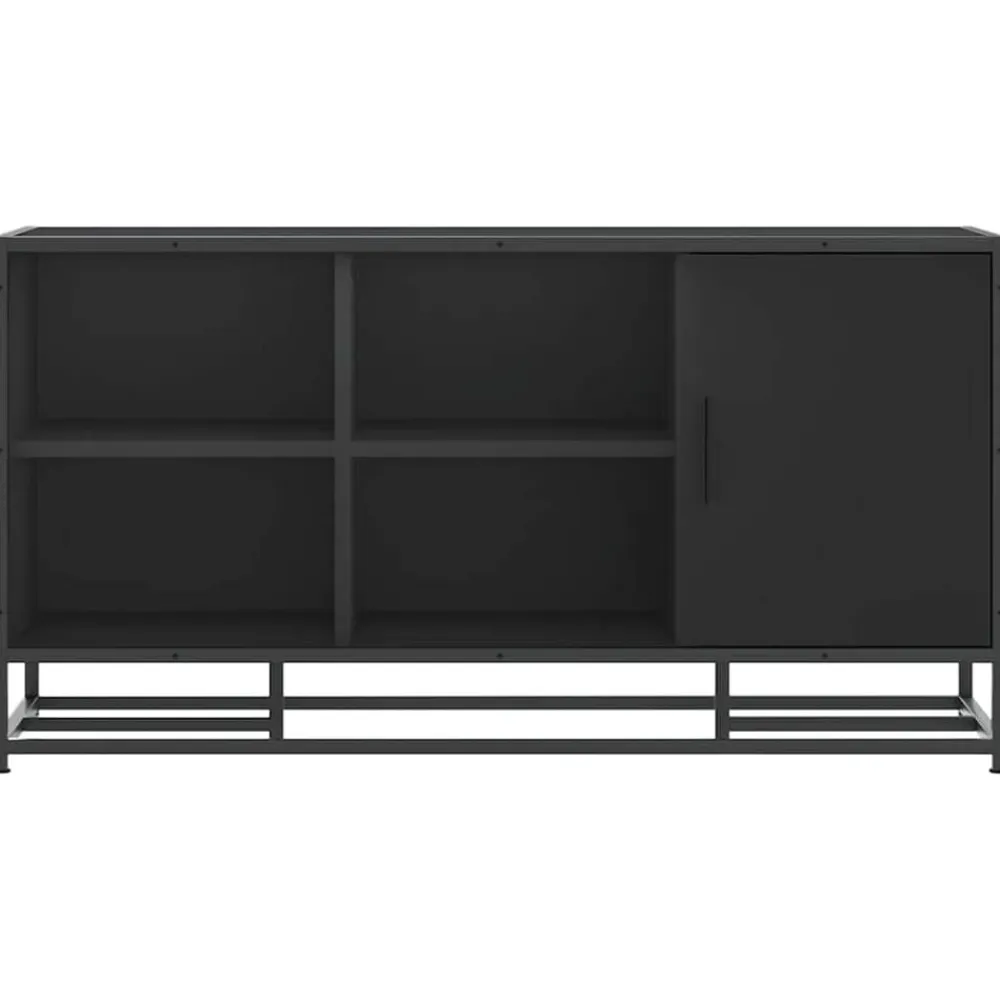 vidaXL Bancos-Zapatero madera de ingeniería y metal 100x40x53,5cm