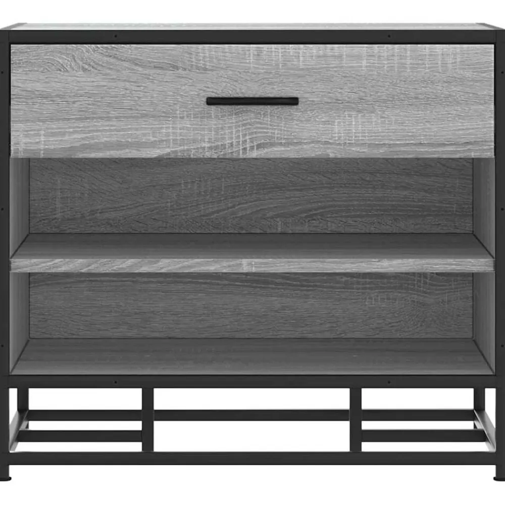 vidaXL Bancos-Zapatero madera de ingeniería 60x40x53,5 cm
