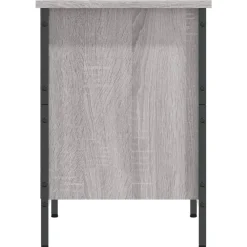 vidaXL Zapatero madera de ingeniería 38x35x50 cm Gris sonoma Discount