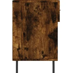 vidaXL Zapatero madera de ingeniería 102x35x55 cm Roble ahumado Hot
