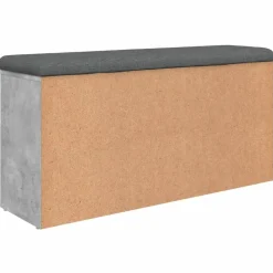 vidaXL Zapatero madera de ingeniería gris hormigón 102x32x50 cm Gris hormig&oacute;n Sale