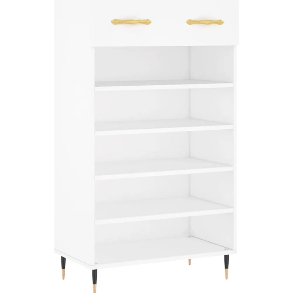 vidaXL Productos Del Hogar-Zapatero madera de ingeniería 60x35x105 cm