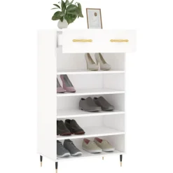 vidaXL Productos Del Hogar-Zapatero madera de ingeniería 60x35x105 cm