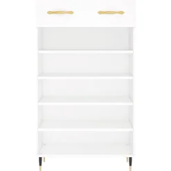 vidaXL Productos Del Hogar-Zapatero madera de ingeniería 60x35x105 cm