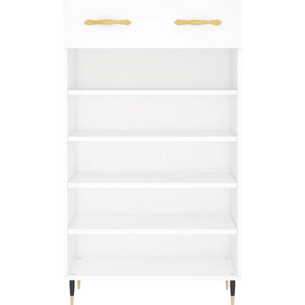 vidaXL Productos Del Hogar-Zapatero madera de ingeniería 60x35x105 cm