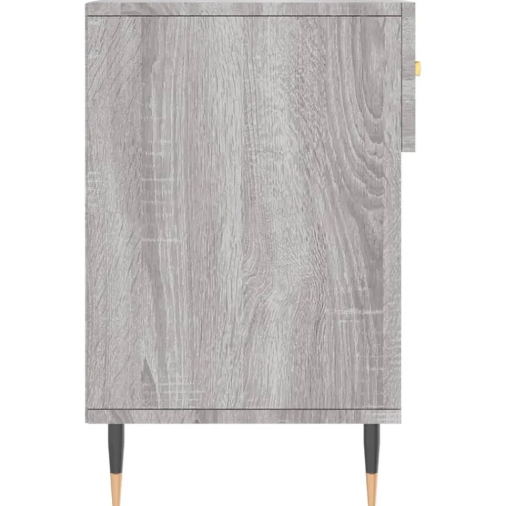 vidaXL Zapatero madera de ingeniería 102x35x55 cm Gris sonoma Sale