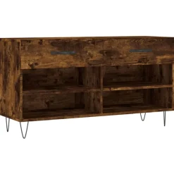 vidaXL Productos Del Hogar-Zapatero madera de ingeniería 102x35x55 cm