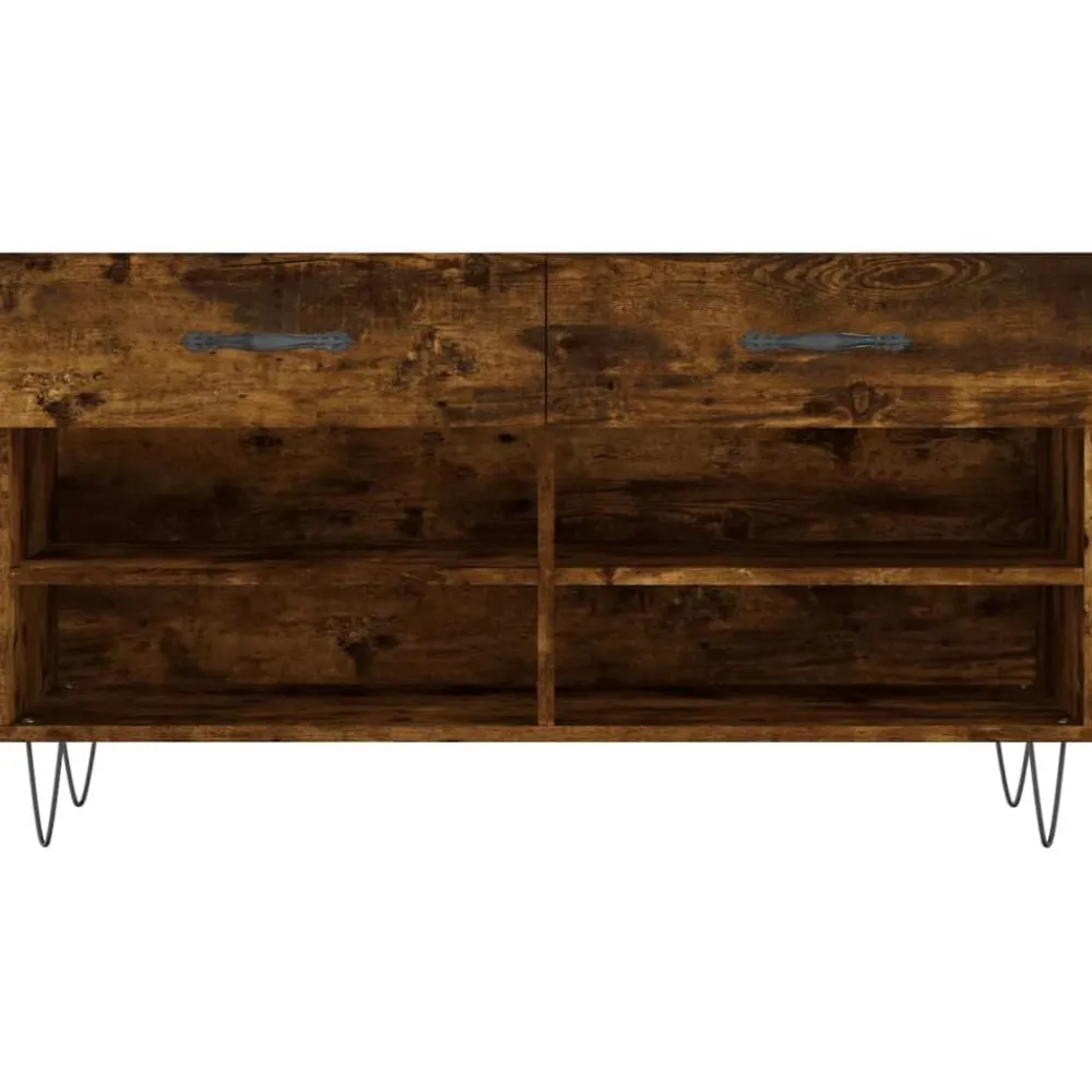 vidaXL Productos Del Hogar-Zapatero madera de ingeniería 102x35x55 cm