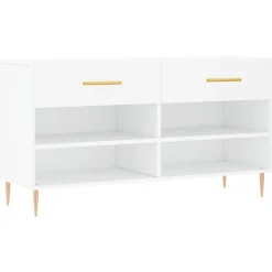 vidaXL Productos Del Hogar-Zapatero madera de ingeniería 102x35x55 cm
