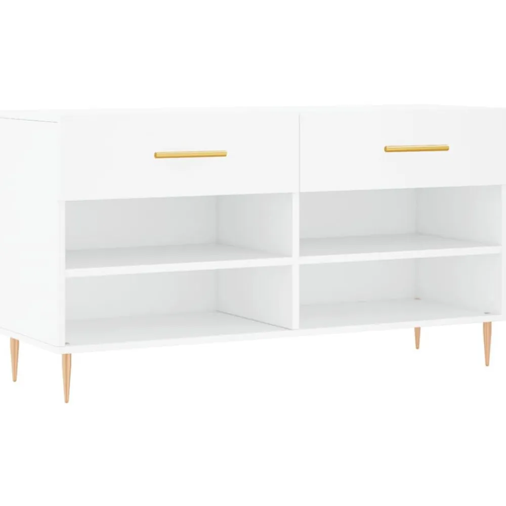 vidaXL Productos Del Hogar-Zapatero madera de ingeniería 102x35x55 cm